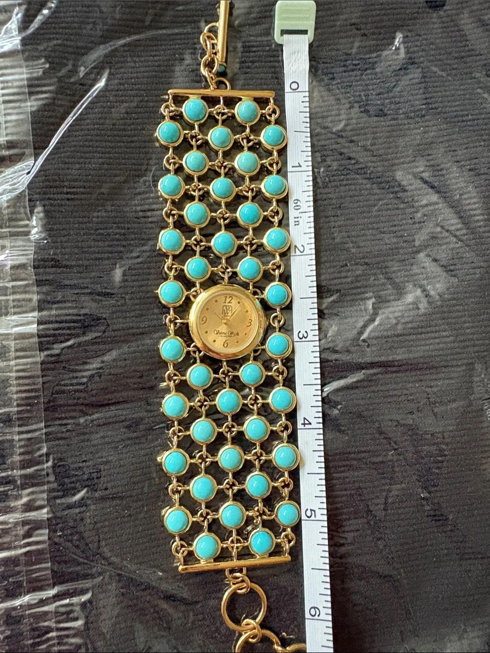 Victoria Wieck Beverly Hills Womens Watch 22mm Blue Cabachon B8536